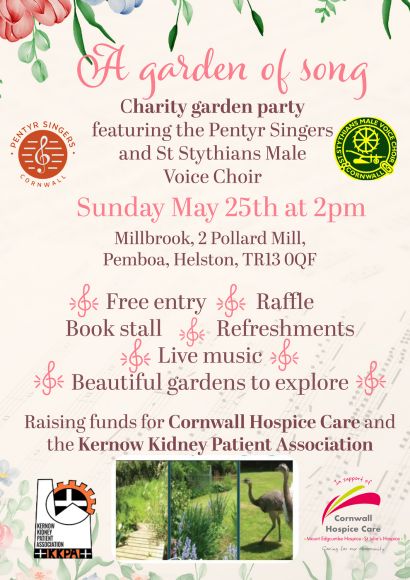 A Garden of Song Event Poster